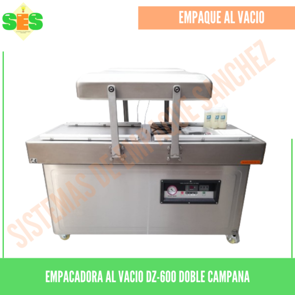 Empacadora al vacio industrial Ref. DZ-600 Doble campana
