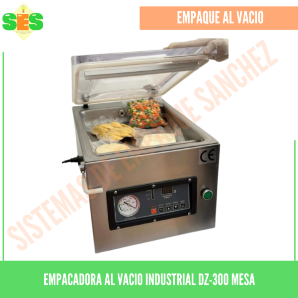 Empacadora al vacio industrial Ref. DZ-300 Mesa