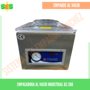 Empacadora al vacio industrial Ref. DZ-260 mesa