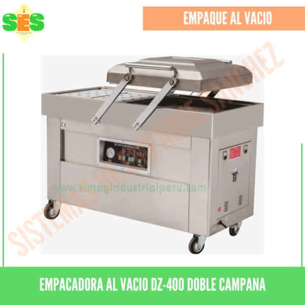 Empacadora al vacio industrial Ref. DZ-400 Doble campana
