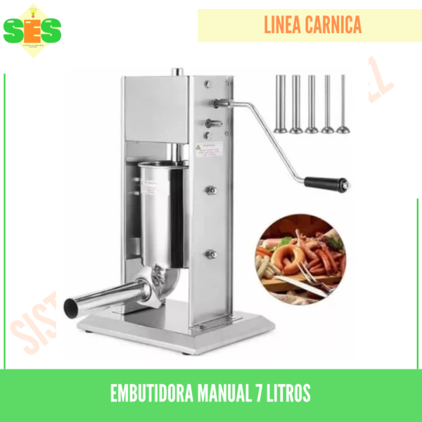 Embutidora manual Ref. 7 litros