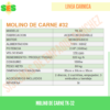 Molino de carne Ref. TK 32