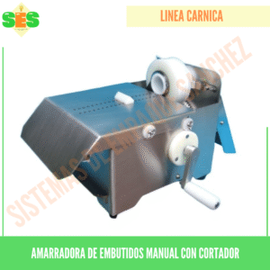 Amarradora de embutidos manual Ref. Con cortador
