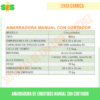 Amarradora de embutidos manual Ref. Con cortador