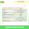 Procesador de alimentos Ref. Cinco discos